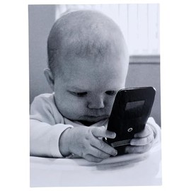 Baby With Cell Phone - Avanti Funny Birthday Card