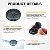 4pcs Rubber Grommets for Wiring, Double Sided Hole Plugs Ring