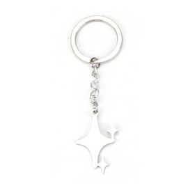 MUCOOS Quadrangle Keychain Star Keychain