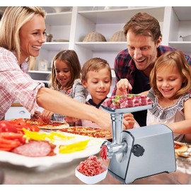 BenRich Electric Meat Grinder Mincer and Sausage Maker Stuffer Machine - Max 2800W Powerful Motor Meat Mincer with 3 Cutting Plates, Blades and Kubbe Kit for Home Use​