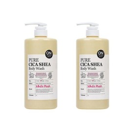 On The Body [온더바디] 온더바디 퓨어시카 화이트머스크 바디워시 1L 2개 On The Body Pure Shea White Musk Body Wash 1L 2 Pieces