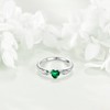 AXOMY Snake Ring 925 Sterling Silver Double Head Snake Ring