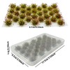Woohome 32 Miniature Grass Cluster, Red Static Grass Tuft Model