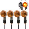 Universal 4Pcs Motorcycle Bullet Turn Signals Lights Compatible With Honda