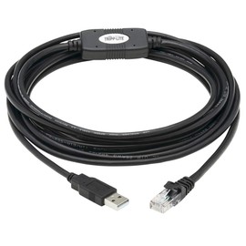 Tripp Lite USB-A to RJ45 Rollover Console Cable Cisco Compatible M/15ft (U009-015-RJ45-X)