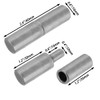 8 PCS Weldable Barrel Hinges 2-3/8" x 5/8" Heavy Duty