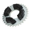420 32T 50mm Rear Sprocket with Cushion Rubber Wheel Sprocket