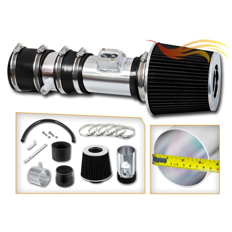 Rtunes Racing Short Ram Air Intake Kit + Filter Combo