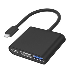 USB Type C to HDMI 3 in 1 USB C Hub (Black)