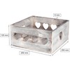 KOTARBAU® Wooden box with decorative cut-outs and handle. Perfect for