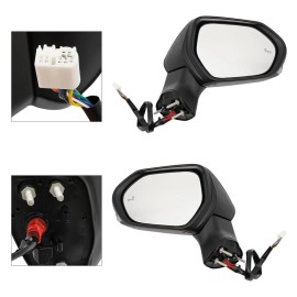 Unbranded Fits 2018-2023 TOYOTA CAMRY Left & Right Side Mirror w/ Power Heated Turn Signal