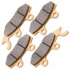 Caltric Front Right & Left Brake Pads For Kawasaki Mule