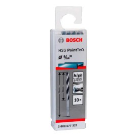 Pack X10 Brocas Para Metal 2608577321 Hss Pointteq 9/64 Bosch