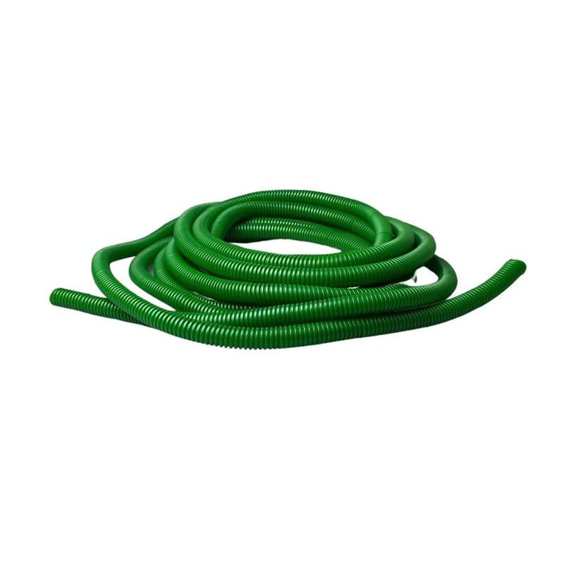 PE Green Corrugated Conduit Flexi Pipe Tube Split 10mm -