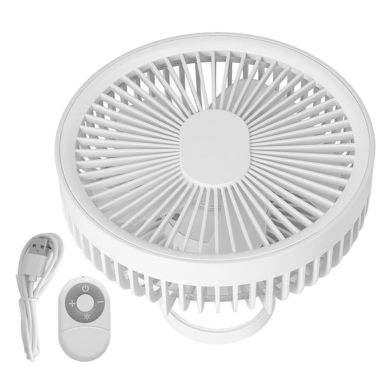 2 in 1 Desktop Fan ABS PP 4000mah 3 Gears