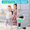Rubber Door Stops Wedge with Holder,2Pcs Anti-Slip Rubber Door Stop