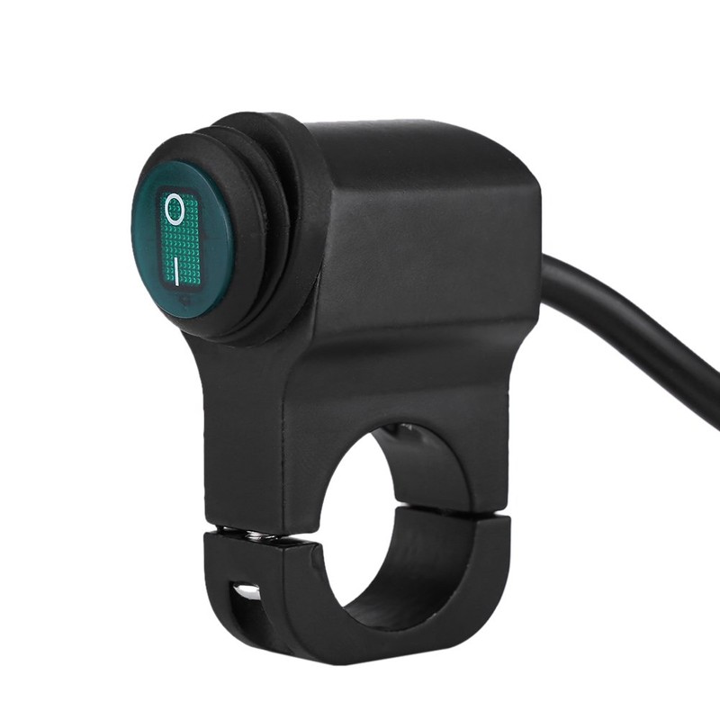 Interruptor de faros para moto 12V Universal 22mm Impermeable Interruptor