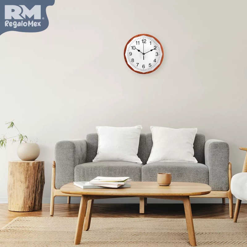 Rm Regalomex Reloj Análogo De Pared Minimalista