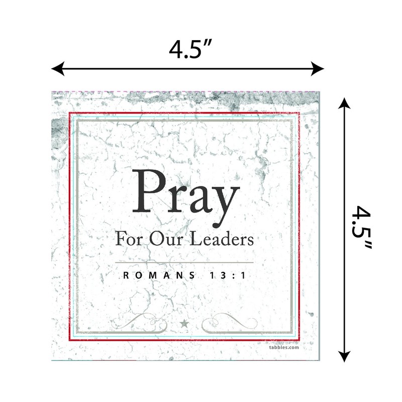 Tabbies Scripture-Inspired Patriotic Clings, Pray: Romans 13:1, Assorted Pack 5