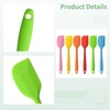 Silicone Spatulas, 24 Pcs Rubber Spatula, Heat Resistant-500℉, Seamless One