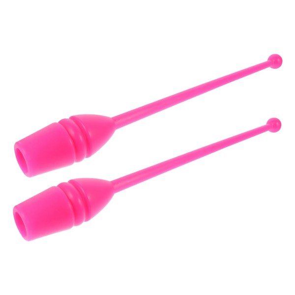 Toddmomy 2pcs Rhythmic Gymnastics Stick Clubs Gymnastics Training Equipment Tool