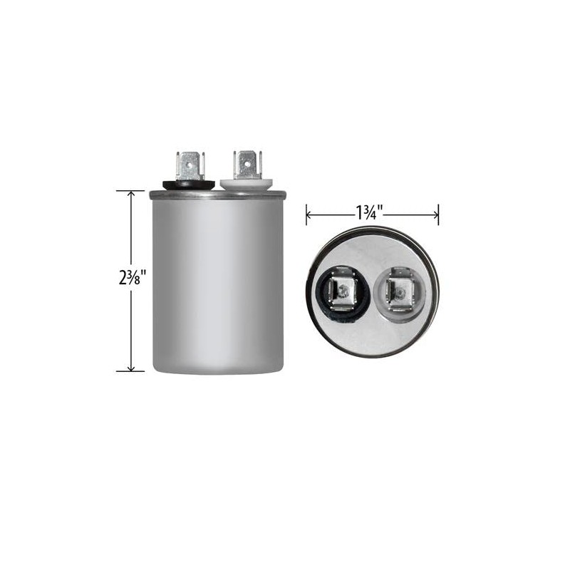 Goodman B945672 Replacement - 12.5 uf/Mfd 370/440 VAC AmRad Round