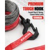 EZUVITA 1/4" x 50ft Synthetic Winch Rope Kit
