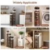 2 Drawers Slim Bathroom Storage Cabinet, Narrow Floor Cabinet with