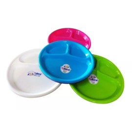 Yuliana Platos Reutilizables 3 Divisiones Yuliana Uso Universal 10pz