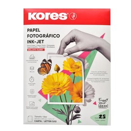Papel Fotográfico Kores X 25 Hojas