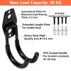 PiPaFox Garage Storage Utility Double Hooks, Heavy Duty Wall Mount