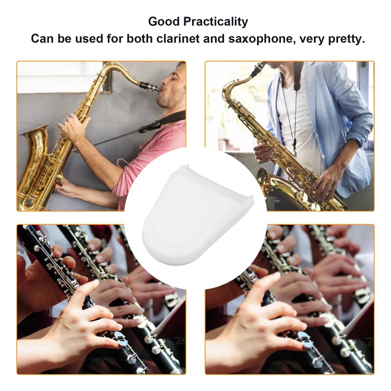 5Pcs Mouthpiece Cap Silicone Protector Accessory Set Kit for Clarinet