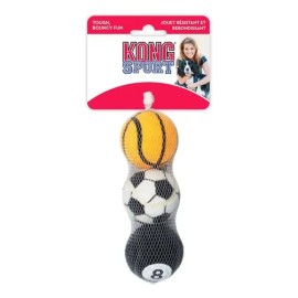 Pelotas Kong Sports Balls De Goma Para Perro, Pack De 3 Y En