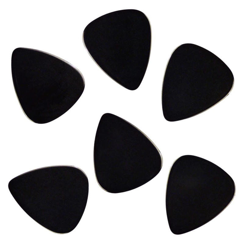 Celluloid Black Guitar Or Bass Pick - 0.96 mm Heavy