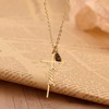 SANNYRA Faith Necklace for Women, Initial Christian Cross Necklaces, 18K