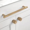 Coinkoly 10 Pack 7"(177mm) Champagne Bronze Cabinet Pulls Knurled Kitchen