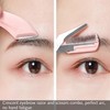 6-Piece Eyebrow Trimmer Set: 2 Eyebrow Scissors with Combs, 4