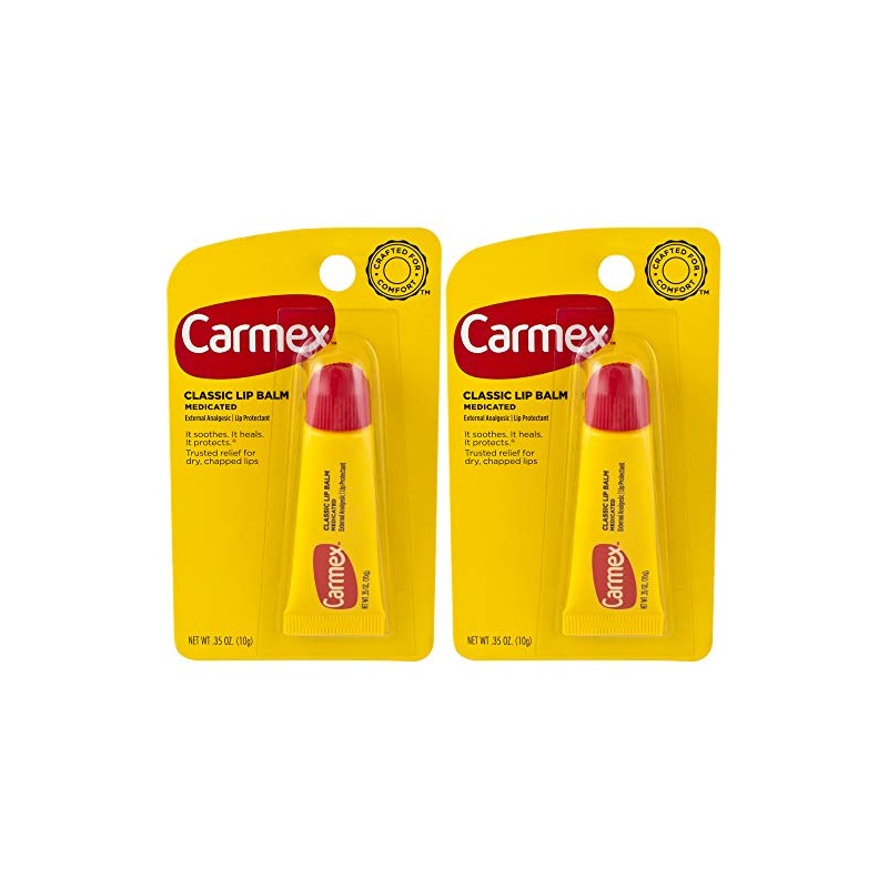 Carmex Bálsamo labial, 0.35 onzas, paquete de 2