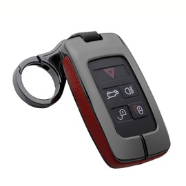 ontto Key Fob Cover Case Compatible with Land Rover Fit for Range Rover red