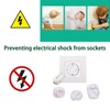 20 Pieces Socket Child Safety Lock for Sockets and Power