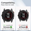 MYSNBKN Case Compatible with Garmin Epix Pro 51mm/Fenix 7X Pro/Fenix