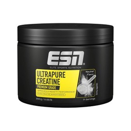 ESN Ultrapure Creatine Monohydrate - Microfine Creatine Powder - 3 g Creatine per Serving to Support Physical Performance - Easily Soluble, Tasteless and Vegan - 250 g