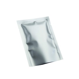 200PCS Matte Silver Metallic Foil Open Top Mylar Packaging Bags 12x18cm (4.7x7")