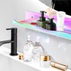 6 Packs Iridescent Clear Acrylic Floating Shelves, DILIBRA 15.7 Inch