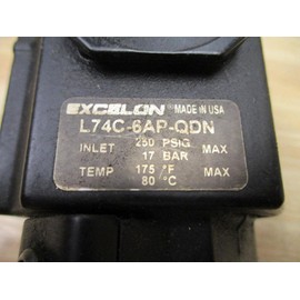 L74C-6AP-QDN : Norgren Excelon L74C Series, Oil-Fog Lubricator, 3/4 NPT Ports, Metal Bowl with Liquid Level Indicator, Manual dr