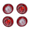 1409KMT Corvette C3 Tail Light - 4PCS Red Tail Lights