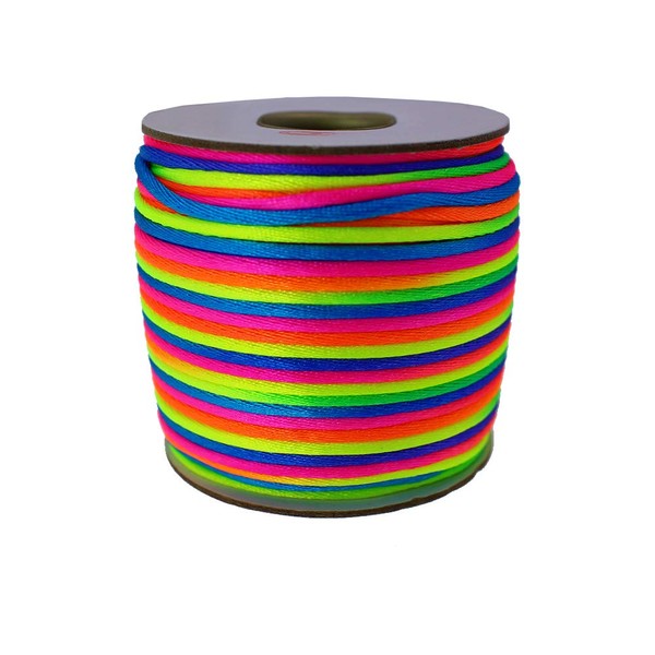 PAMIR Tong 100 Yards Nylon Satin Cord, Rattail Silk Trim