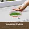 JOYSEUS Window Bird Feeder, 180° Clear View Bird Feeder, Durable