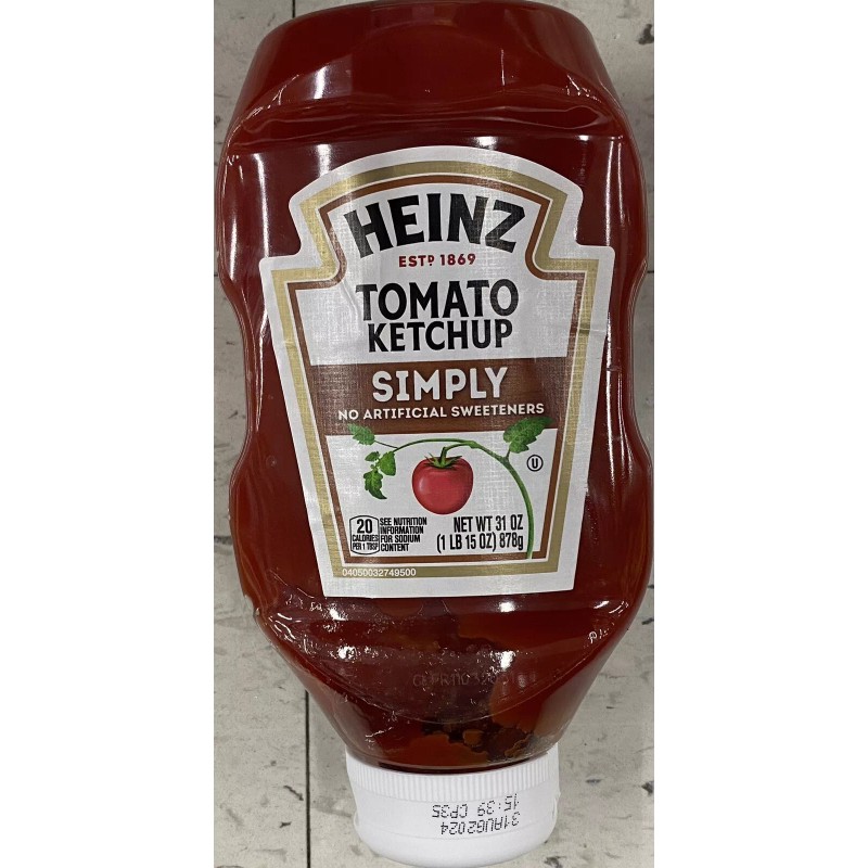 Heinz 2x Heinz SIMPLY Tomato Ketchup VALUE BULK Size Bottle