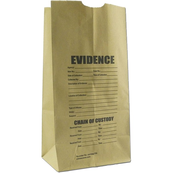 Crime Scene Paper Evidence Bags (Medium)